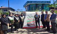برپایی ایستگاه سلامت به مناسبت روز جهانی فشار خون